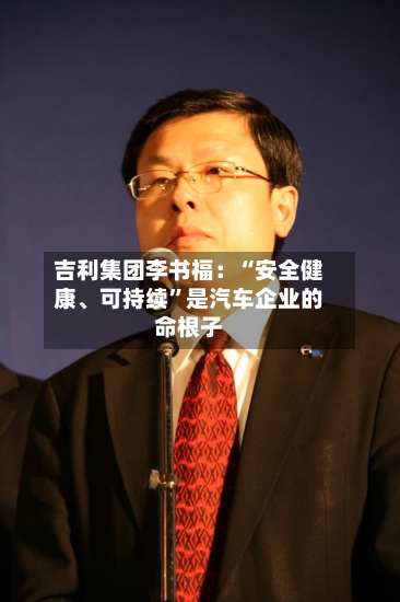 吉利集团李书福：“安全健康、可持续”是汽车企业的命根子-第3张图片
