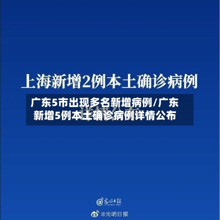 广东5市出现多名新增病例/广东新增5例本土确诊病例详情公布