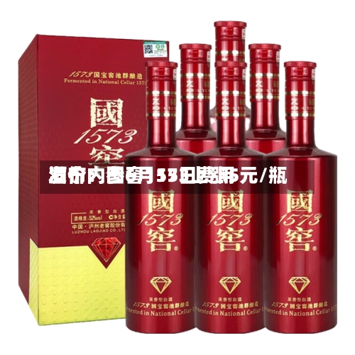 酒价内参6月15日费用发布：国窖1573上涨5元/瓶-第3张图片