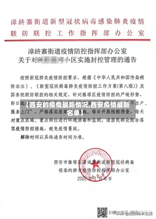 【西安的疫情最新情况,西安疫情最新名单】-第2张图片