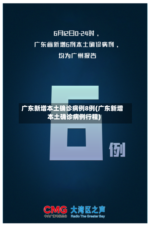 广东新增本土确诊病例8例(广东新增本土确诊病例行程)-第3张图片