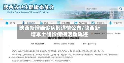 陕西新增确诊病例详情公布/陕西新增本土确诊病例活动轨迹