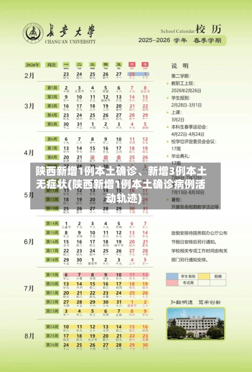 陕西新增1例本土确诊	、新增3例本土无症状(陕西新增1例本土确诊病例活动轨迹)-第3张图片