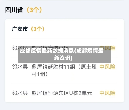 成都疫情最新数据消息(成都疫情最新资讯)-第2张图片