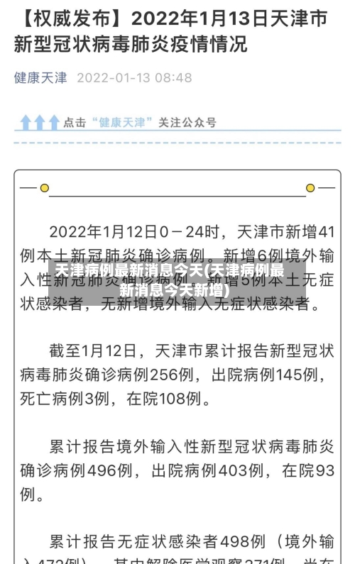 天津病例最新消息今天(天津病例最新消息今天新增)-第2张图片