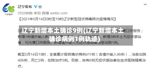 辽宁新增本土确诊9例(辽宁新增本土确诊病例1例轨迹)-第2张图片