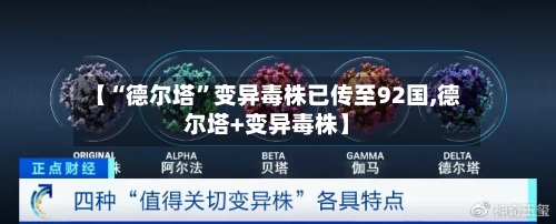 【“德尔塔	”变异毒株已传至92国,德尔塔+变异毒株】-第2张图片
